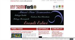 Desktop Screenshot of informaforli.it